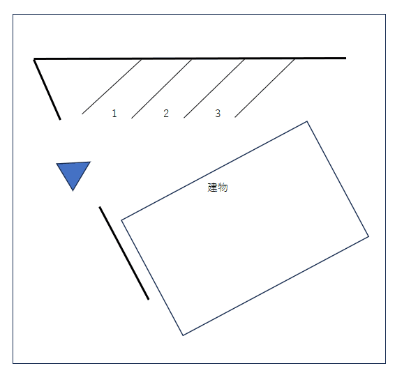 メゾン相川駐車場の駐車配置図