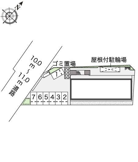 ウェルハイム(47114)の駐車配置図