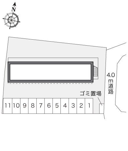 丸越(18853)の駐車配置図