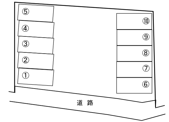 すえひろパーク銀座3丁目の駐車配置図