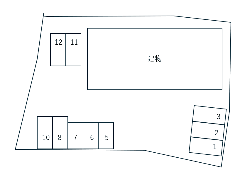 Ｇｒａｎｄｉｏｓｅの駐車配置図