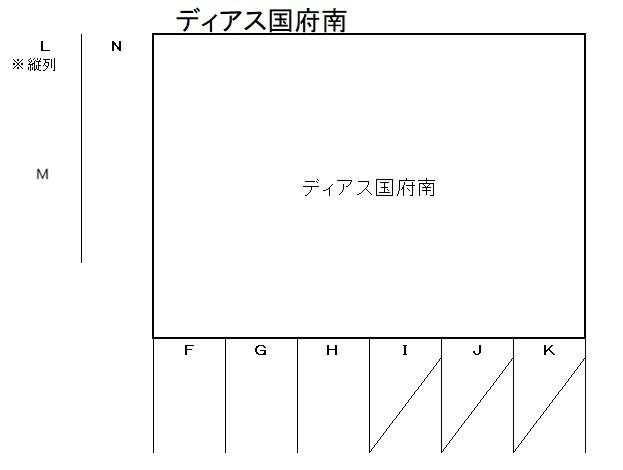 ディアス国府南の駐車配置図