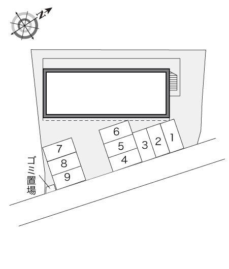 裕(21501)の駐車配置図
