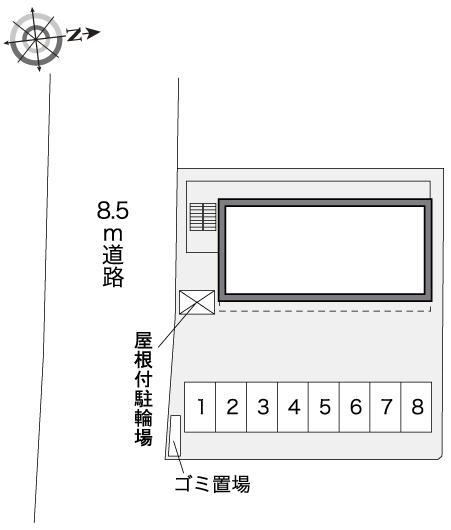 アベンタ神武(30980)の駐車配置図