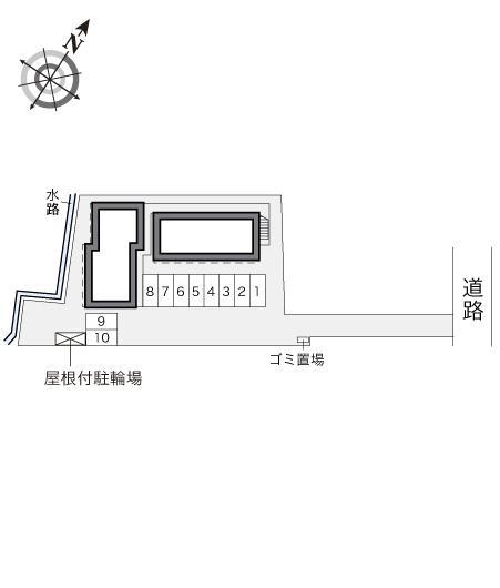 白子駅前(19439)の駐車配置図
