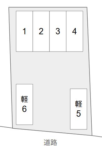 窪田駐車場の駐車配置図
