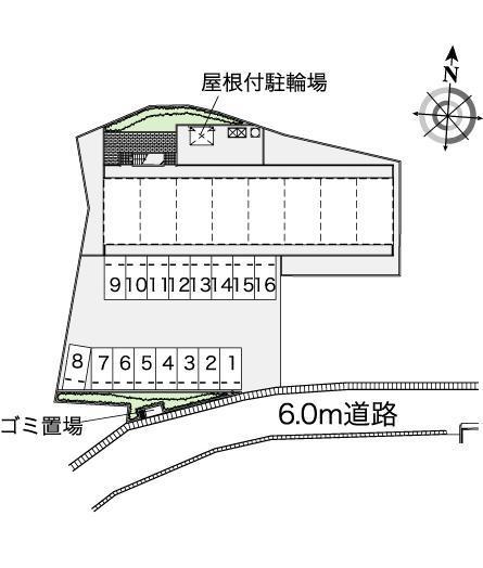 ちゅらゆい(43599)の駐車配置図