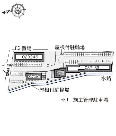 フロンティアⅢ(33983)の駐車配置図