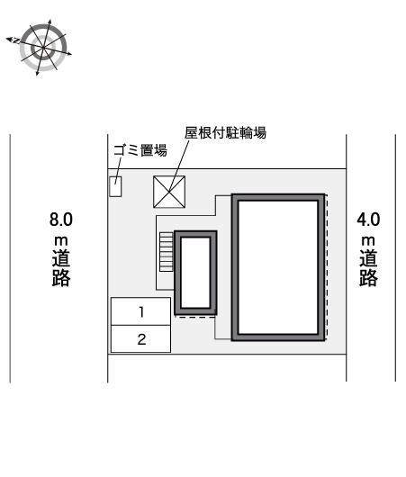 有(40034)の駐車配置図