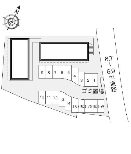 ＳＨＩＢＡＴＡ(17895)の駐車配置図