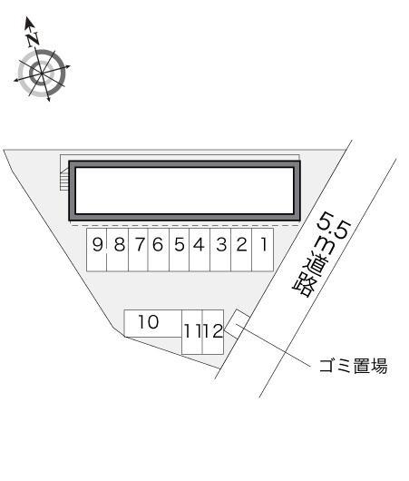 サワ(10005)の駐車配置図