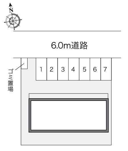 未来(23511)の駐車配置図