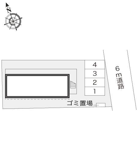ハビタＡ(16673)の駐車配置図