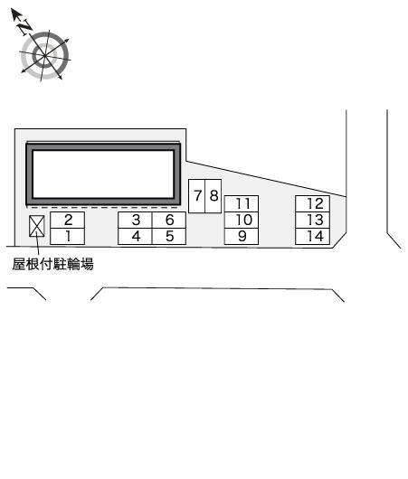 シャルム(40673)の駐車配置図
