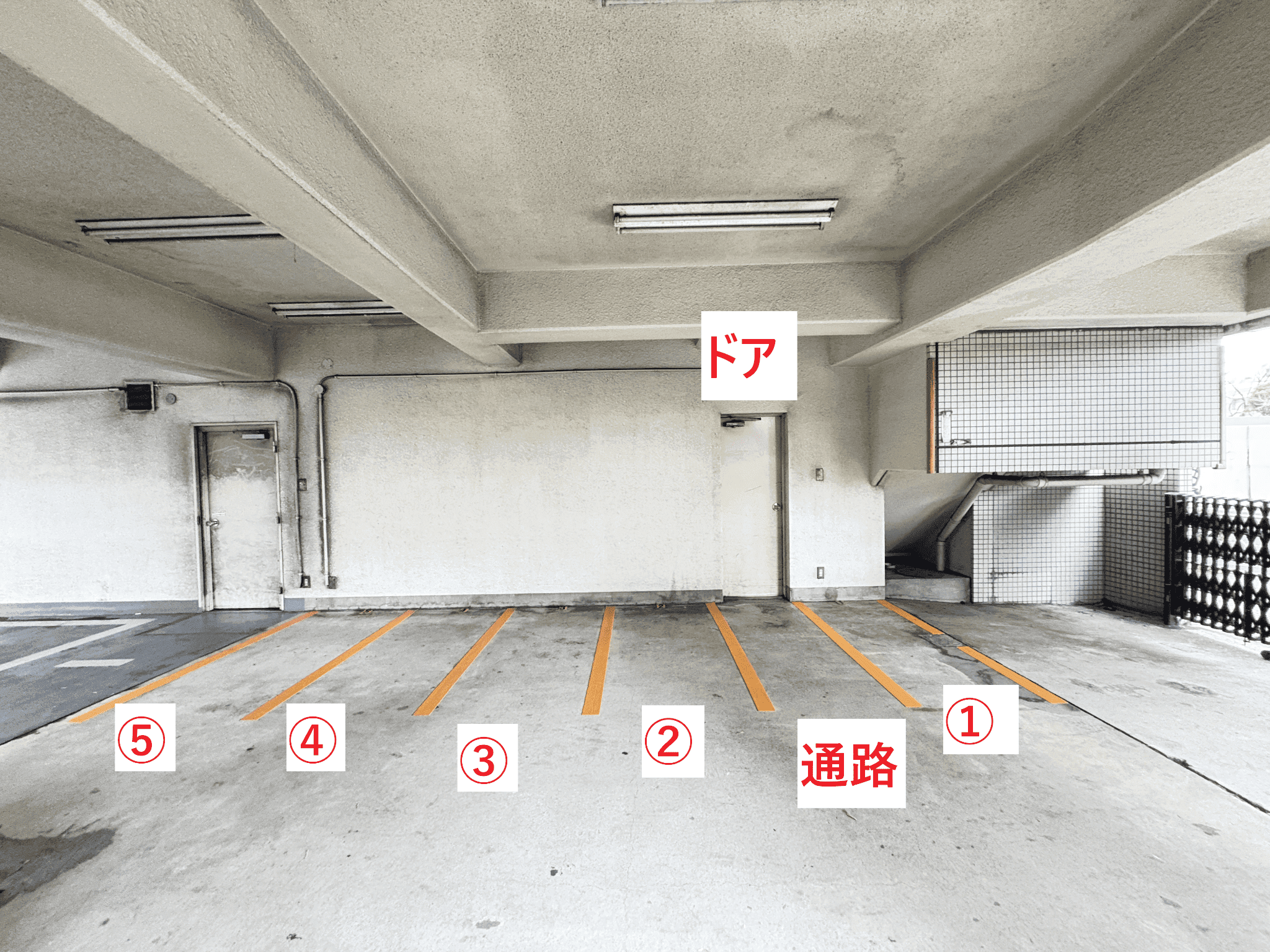 世田谷松原1丁目屋根付きバイク駐車場の外観・駐車場イメージ2枚目