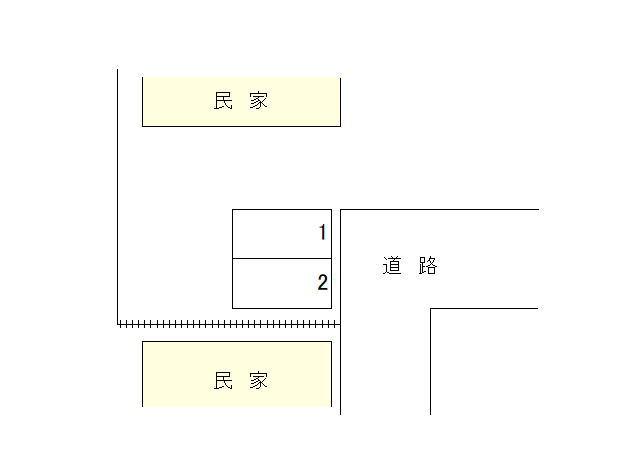 親愛パーキングの駐車配置図