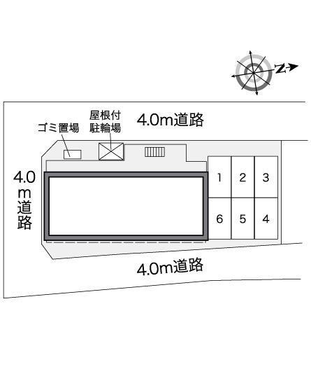 メゾン　ド　ソレイユ(26229)の駐車配置図