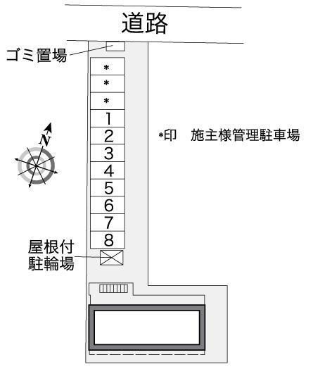 パインズ２号(36935)の駐車配置図