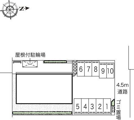 ブルースカイ琴塚(45341)の駐車配置図