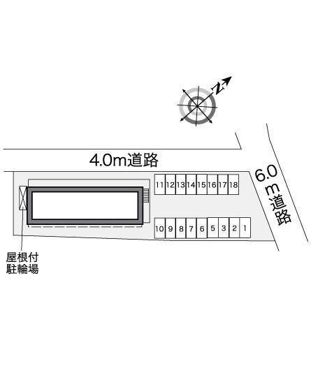 アネックスＯＯＢＡⅡ(27653)の駐車配置図
