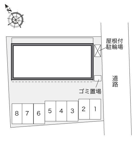 フェリシア今岡(28085)の駐車配置図