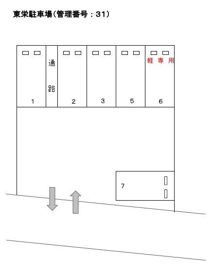J-031の駐車配置図