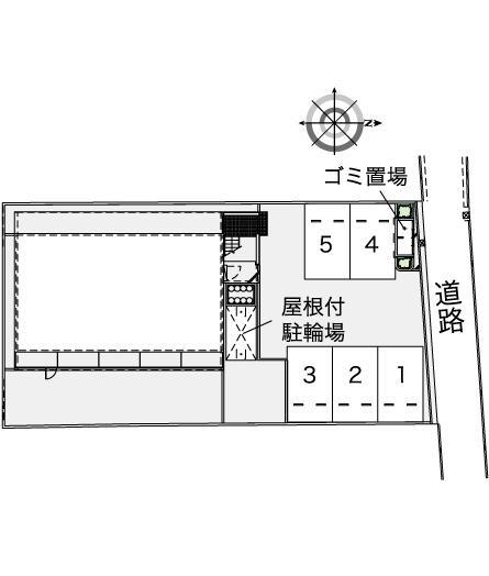 フォンターナ内本町(42424)の駐車配置図