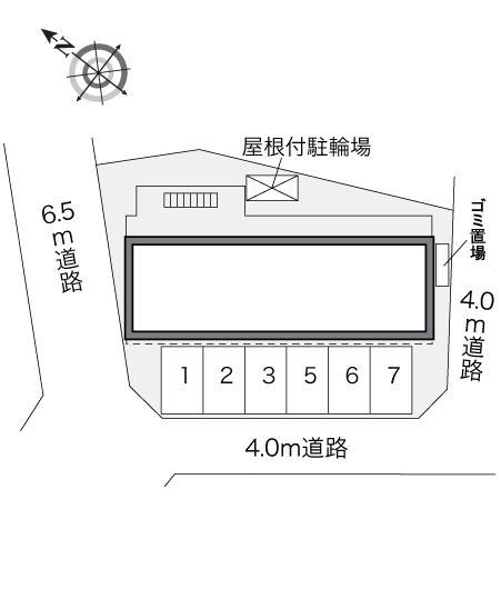 ＲＥＩＮＡ(33150)の駐車配置図