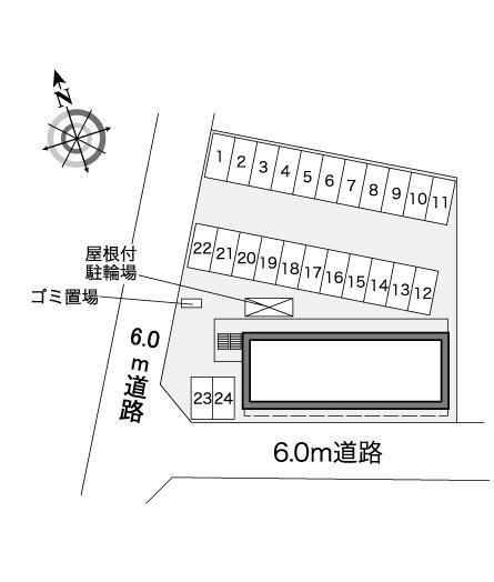 タナヒガーデン(39317)の駐車配置図