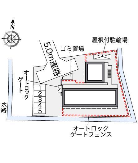 シルバ　コート(35915)の駐車配置図