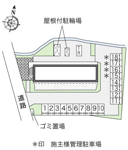 うえだはら(17456)の駐車配置図