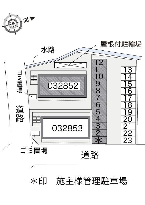 Ｍｉｌａｎｉｓｔａ(32852)の駐車配置図