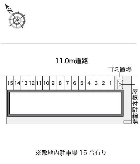 メゾンド伏古(20777)の駐車配置図