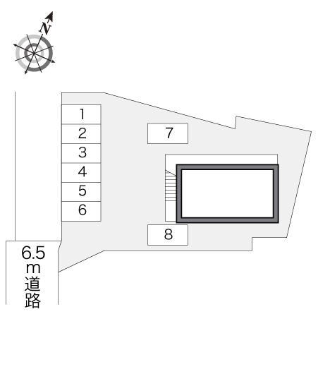 東潟敷(13669)の駐車配置図