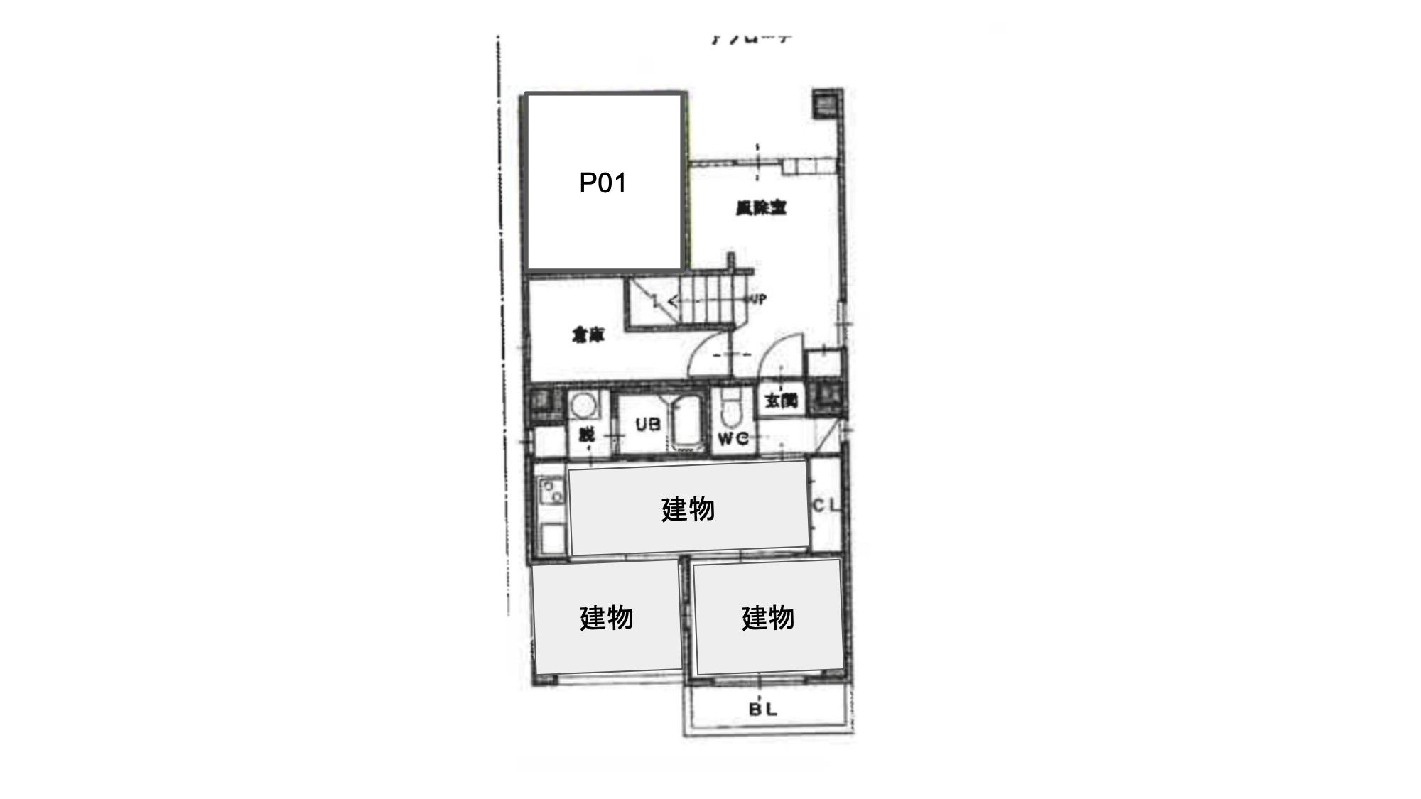 ヴェルデ薬院の駐車配置図