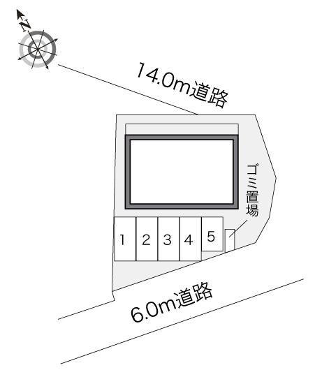 庚申坂(21406)の駐車配置図