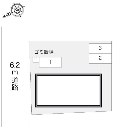 エクレール(21101)の駐車配置図