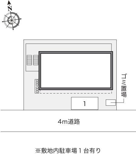 十三(28581)の駐車配置図