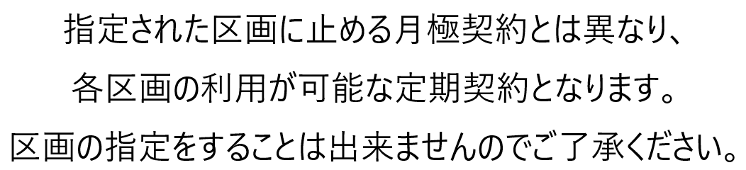 エス＆ティーパーキング1Fの駐車配置図