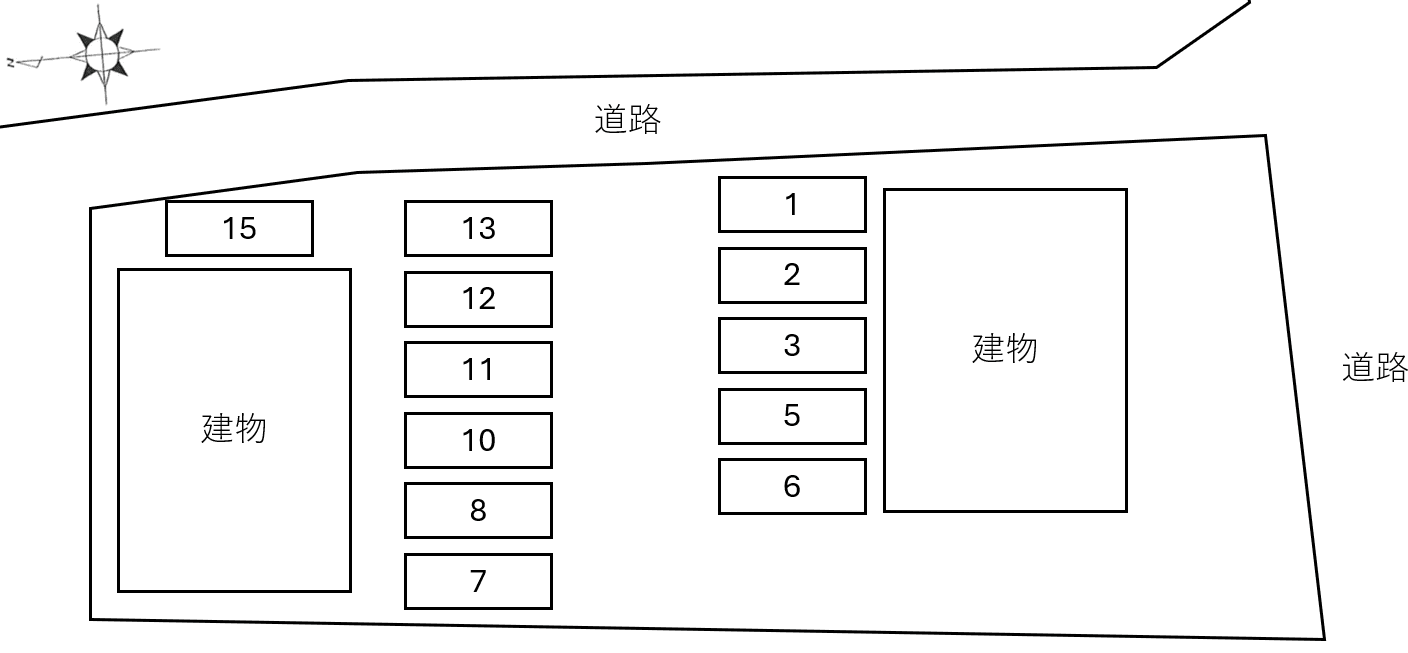 フォーリア　Ａの駐車配置図
