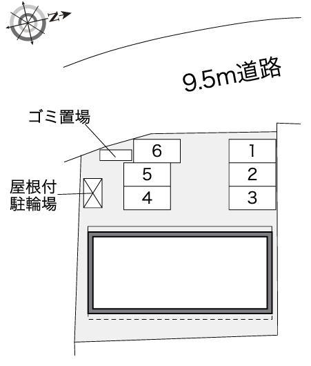 朱雀(41258)の駐車配置図