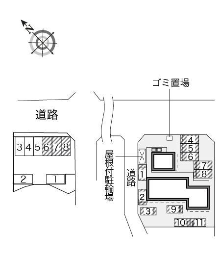 アロージョ(29928)の駐車配置図