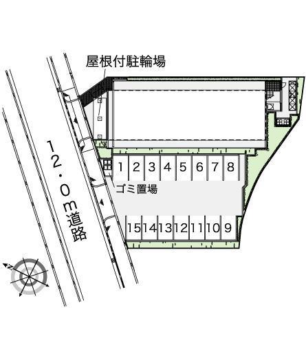 ファーウッドⅡ(42685)の駐車配置図