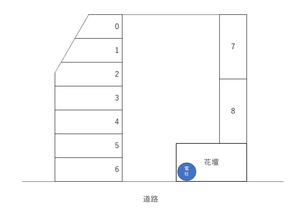 1212パーキングの駐車配置図