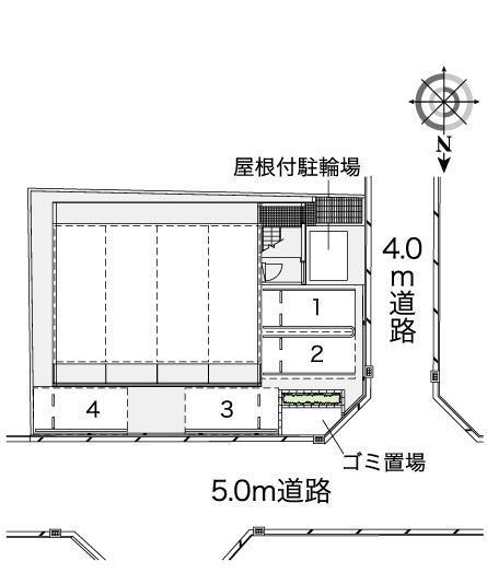 葵(43964)の駐車配置図