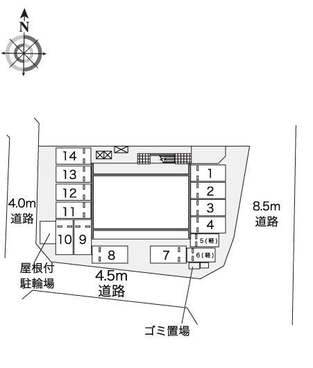Ａ(42647)の駐車配置図