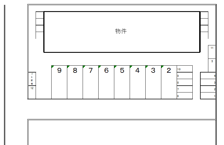 イーストピーク桜が岡の駐車配置図