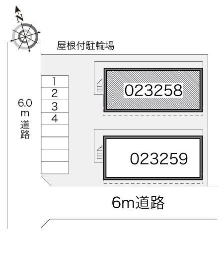 ホビット(23258)の駐車配置図