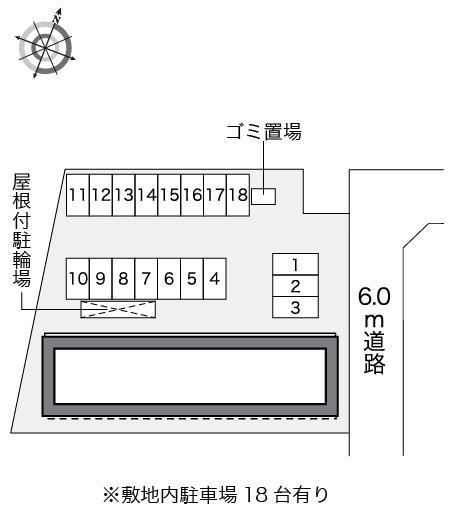 天が岡(40700)の駐車配置図