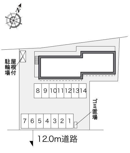 Ｒａｓｓｕｒｅｒ新池(31735)の駐車配置図